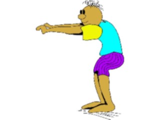 Sticker Custom Preview Image #058470 Fitness Cartoons Stretching Stretch33