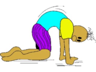 Sticker Custom Preview Image #058476 Fitness Cartoons Stretching Stretch39