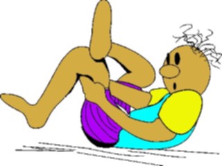 Sticker Custom Preview Image #058481 Fitness Cartoons Stretching Stretch44