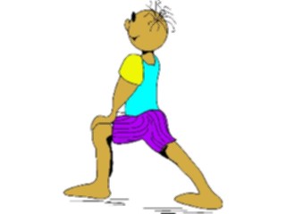 Sticker Custom Preview Image #058483 Fitness Cartoons Stretching Stretch46