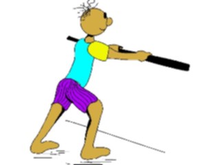 Sticker Custom Preview Image #058484 Fitness Cartoons Stretching Stretch47