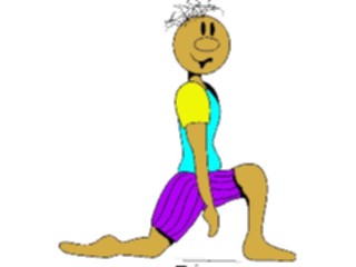 Sticker Custom Preview Image #058488 Fitness Cartoons Stretching Stretch51