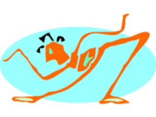 Sticker Custom Preview Image #058490 Fitness Cartoons Stretching Stretch53