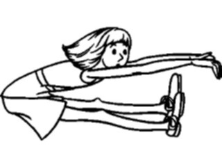 Sticker Custom Preview Image #058491 Fitness Cartoons Stretching Stretch54