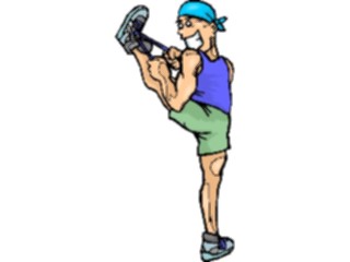 Sticker Custom Preview Image #058493 Fitness Cartoons Stretching Stretch56