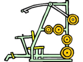 Sticker Custom Preview Image #058506 Fitness Equipment Back01