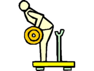 Sticker Custom Preview Image #058670 Fitness Equipment People Back01