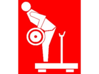 Sticker Custom Preview Image #058671 Fitness Equipment People Back02