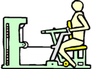 Sticker Custom Preview Image #058690 Fitness Equipment People Back21