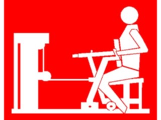 Sticker Custom Preview Image #058691 Fitness Equipment People Back22