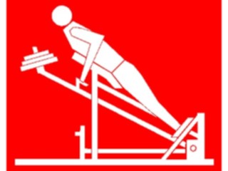 Sticker Custom Preview Image #058697 Fitness Equipment People Back28