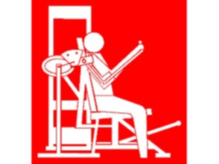 Sticker Custom Preview Image #058699 Fitness Equipment People Back30