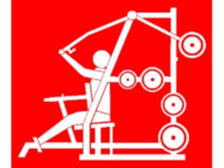 Sticker Custom Preview Image #058701 Fitness Equipment People Back32