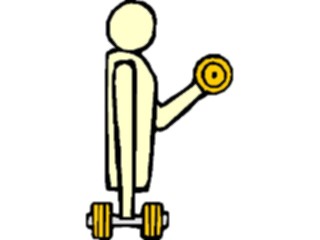 Sticker Custom Preview Image #058714 Fitness Equipment People Biceps13