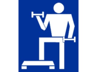 Sticker Custom Preview Image #058807 Fitness Equipment People Floor08