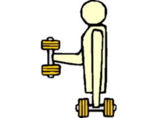 Sticker Custom Preview Image #058828 Fitness Equipment People Forearm3