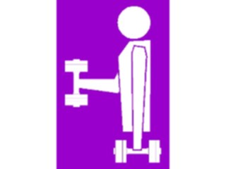 Sticker Custom Preview Image #058829 Fitness Equipment People Forearm4