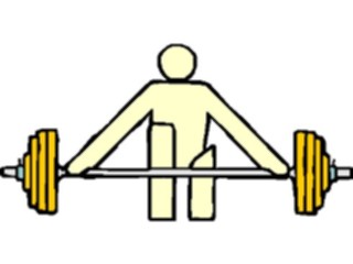Sticker Custom Preview Image #058884 Fitness Equipment People Lift3