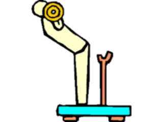Sticker Custom Preview Image #058886 Fitness Equipment People Lower Back01