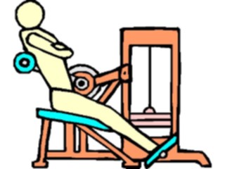 Sticker Custom Preview Image #058888 Fitness Equipment People Lower Back03