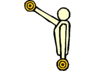 Sticker Custom Preview Image #058912 Fitness Equipment People Shoulders09