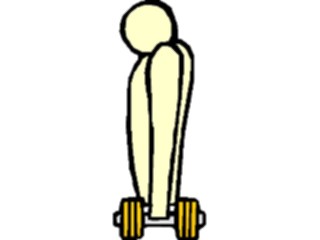 Sticker Custom Preview Image #058922 Fitness Equipment People Shoulders19