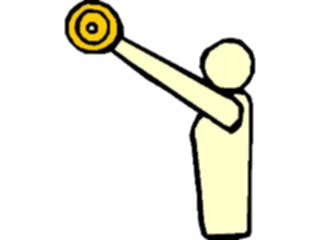 Sticker Custom Preview Image #058928 Fitness Equipment People Shoulders25