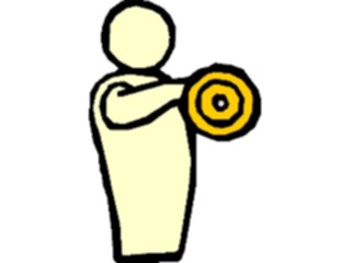 Sticker Custom Preview Image #058932 Fitness Equipment People Shoulders29