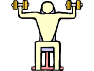 Sticker Custom Preview Image #058944 Fitness Equipment People Shoulders41