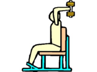 Sticker Custom Preview Image #058954 Fitness Equipment People Triceps07