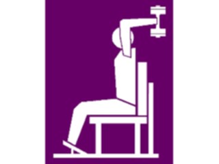 Sticker Custom Preview Image #058955 Fitness Equipment People Triceps08