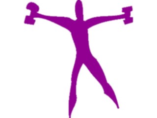 Sticker Custom Preview Image #058993 Fitness Silhouettes Aerobics2