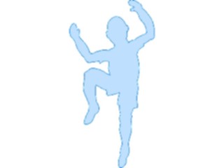 Sticker Custom Preview Image #058994 Fitness Silhouettes Aerobics3