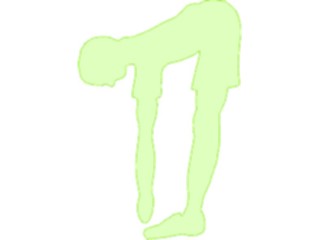 Sticker Custom Preview Image #059026 Fitness Silhouettes Stretch20