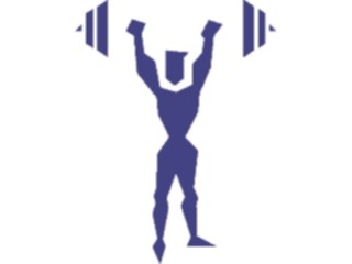 Sticker Custom Preview Image #059030 Fitness Silhouettes Weight Lifting04