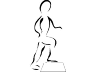 Sticker Custom Preview Image #059048 Fitness Stretching Exercise Aerobics Step3