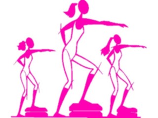 Sticker Custom Preview Image #059051 Fitness Stretching Exercise Aerobics Step6