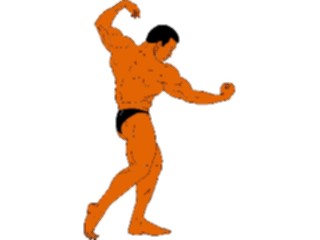 Sticker Custom Preview Image #059057 Fitness Stretching Exercise Body Builder Male02