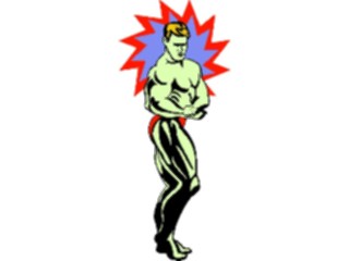 Sticker Custom Preview Image #059061 Fitness Stretching Exercise Body Builder Male06