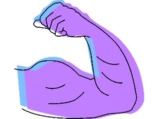 Sticker Custom Preview Image #059071 Fitness Stretching Exercise Body Building Bicep3