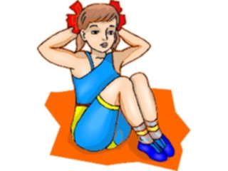 Sticker Custom Preview Image #059088 Fitness Stretching Exercise Exercise15