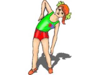 Sticker Custom Preview Image #059090 Fitness Stretching Exercise Exercise17