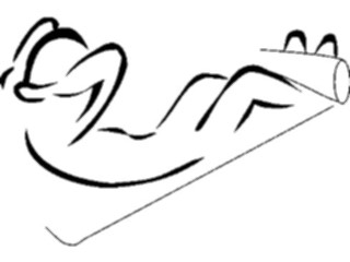 Sticker Custom Preview Image #059107 Fitness Stretching Exercise Exercise Sketch02