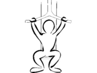 Sticker Custom Preview Image #059109 Fitness Stretching Exercise Exercise Sketch04