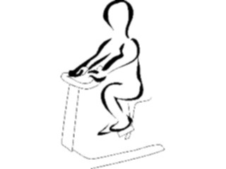 Sticker Custom Preview Image #059113 Fitness Stretching Exercise Exercise Sketch08