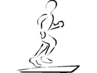 Sticker Custom Preview Image #059114 Fitness Stretching Exercise Exercise Sketch09