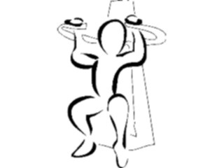 Sticker Custom Preview Image #059123 Fitness Stretching Exercise Exercise Sketch18