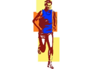 Sticker Custom Preview Image #059146 Fitness Stretching Exercise Jogging Man3