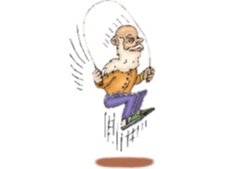 Sticker Custom Preview Image #059166 Fitness Stretching Exercise Jumping Rope2