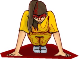 Sticker Custom Preview Image #059170 Fitness Stretching Exercise Push Ups2